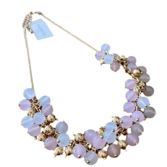 Talbots Jewelry - 🎈TALBOTS pink white gold 21” beaded necklace.